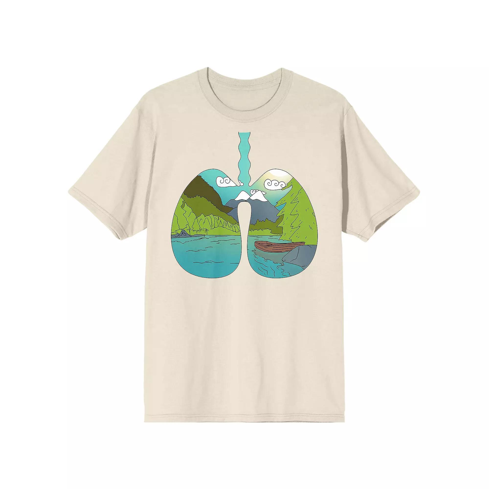 Men's Sunny Days Mountain Tee, Size: XL, Off White Product Image