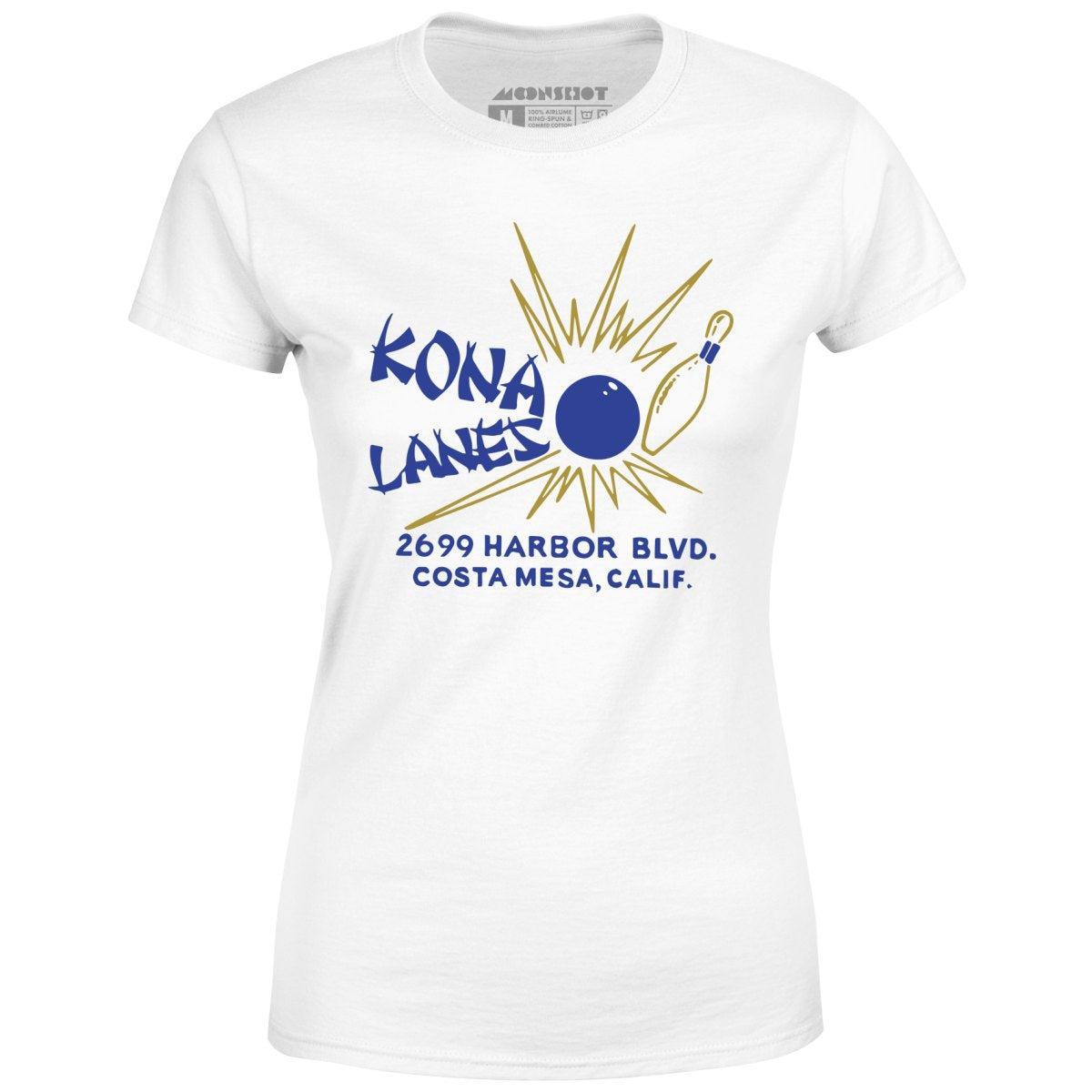 Kona Lanes v2 - Costa Mesa, CA - Vintage Bowling Alley - Women's T-Shirt Female Product Image