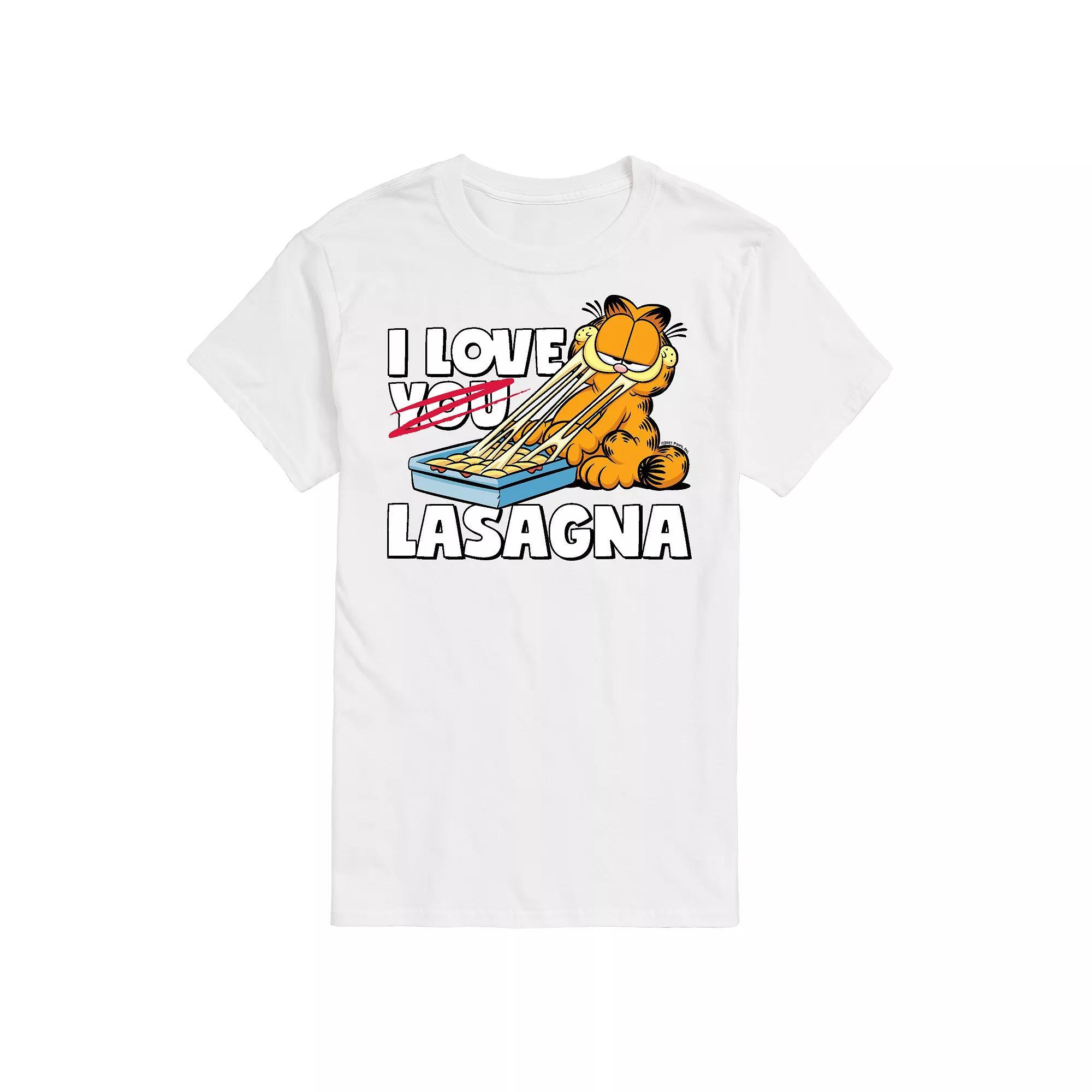 Men's Garfield I Love Lasagna Tee,  Product Image