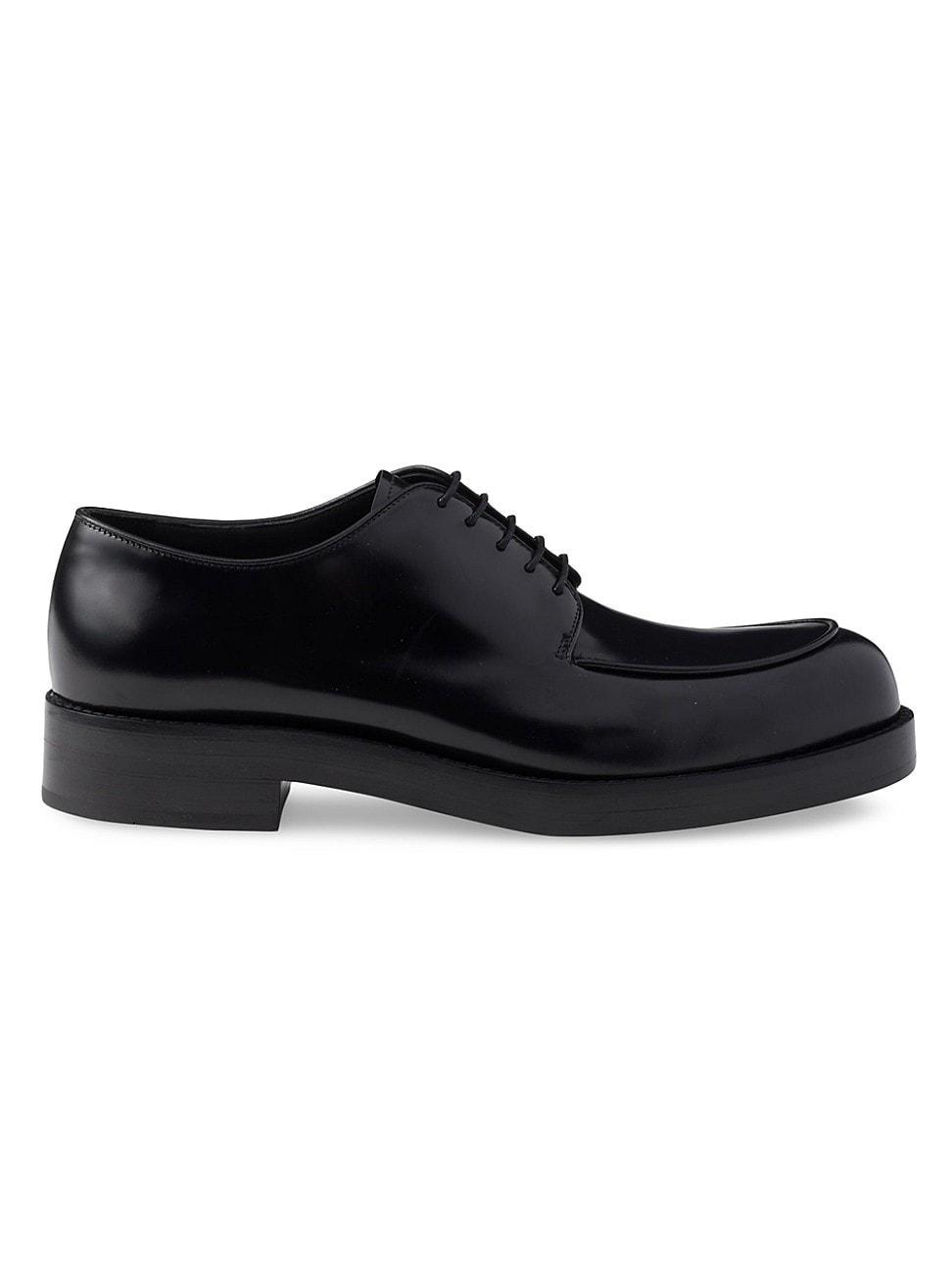 Mens Brushed Leather Derby Shoes Product Image