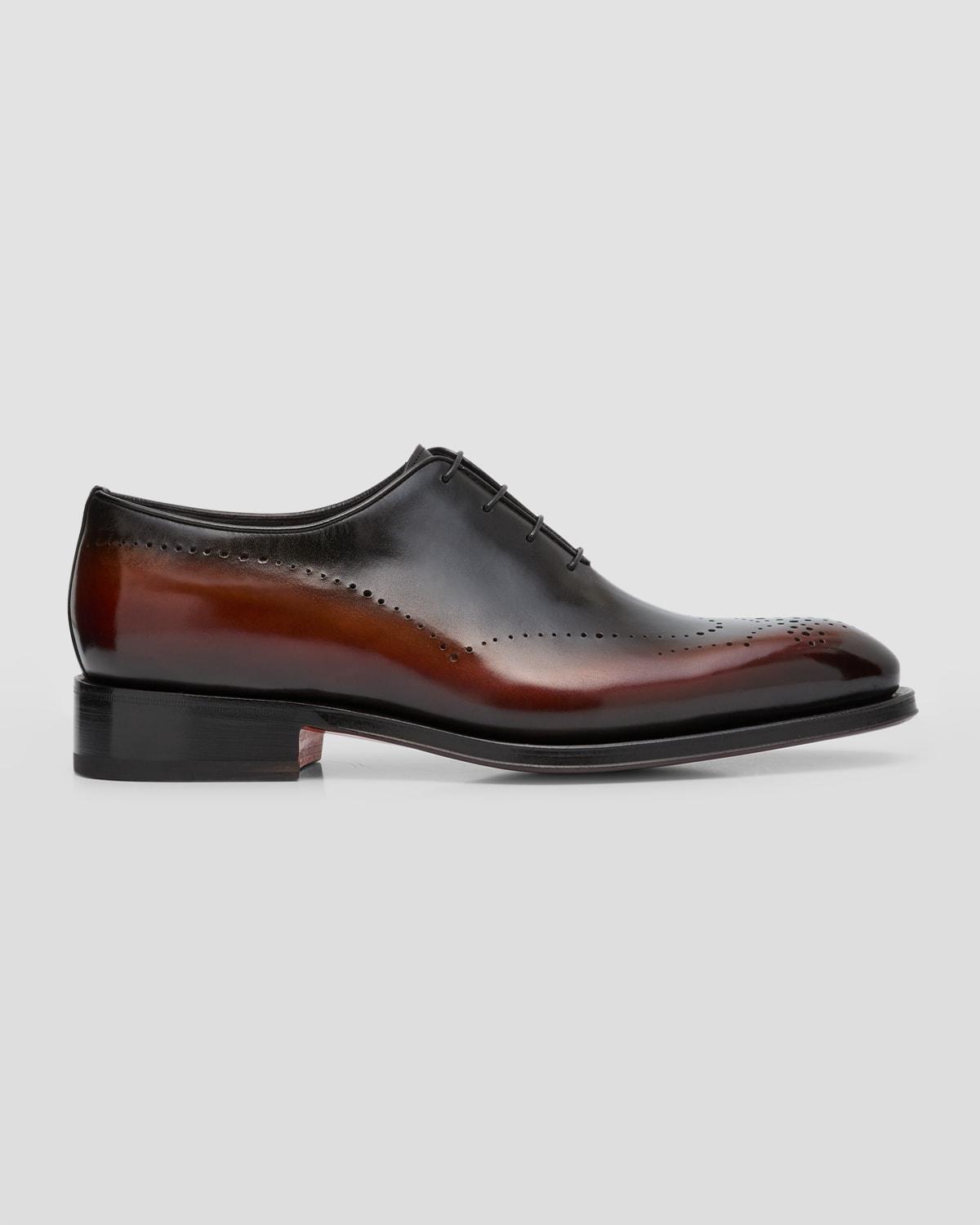 Mens Kaj Bicolor Brogue Leather Oxfords Product Image