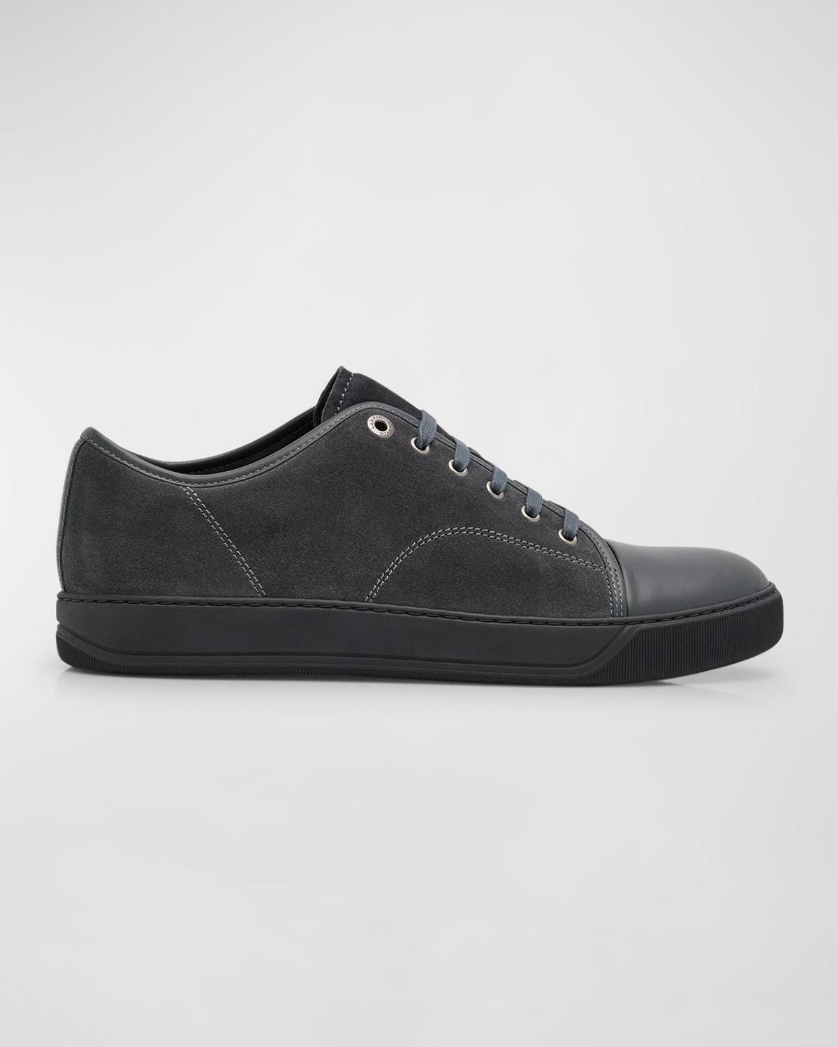 Men's Matte Cap-Toe Low-Top Sneakers Product Image