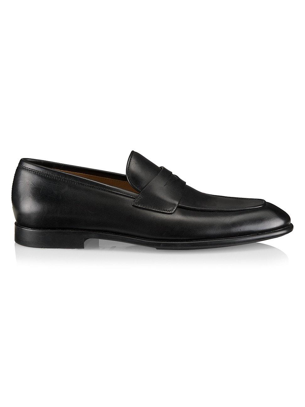 Mens Andy Demesure Flex Leather Penny Loafers Product Image