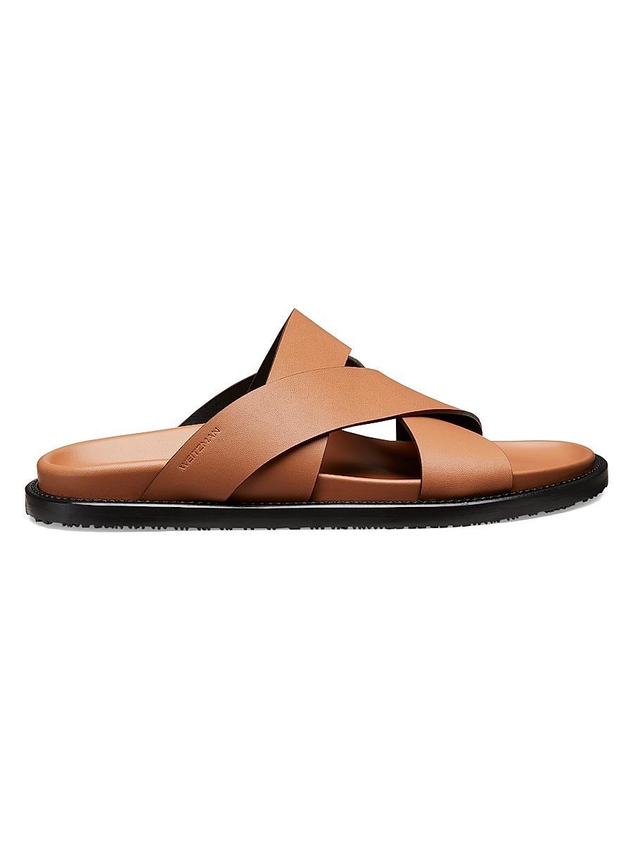 Mens Berkley Crisscross Leather Sandals Product Image
