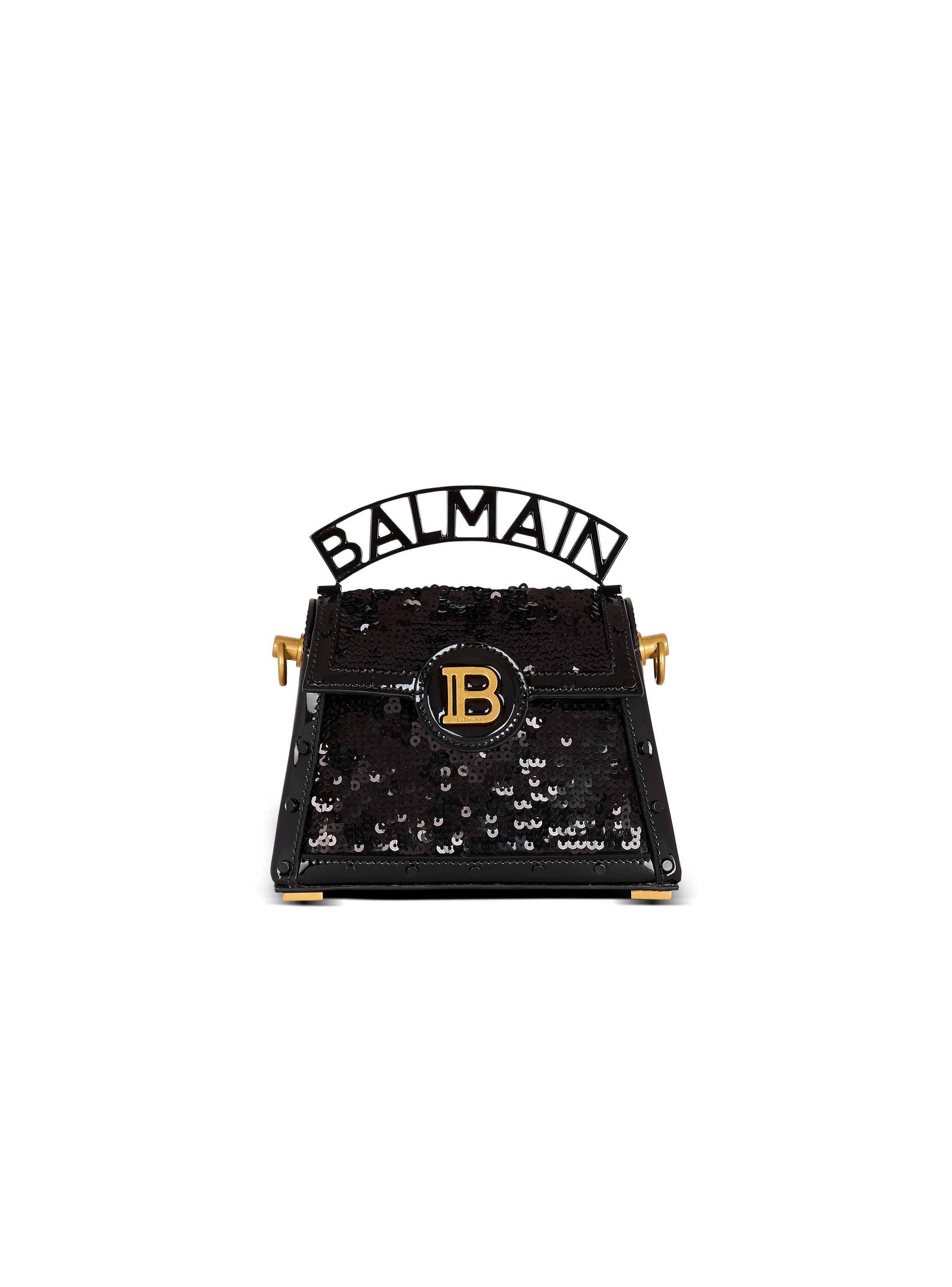 B-Buzz Dynasty Small bag in leather and sequins Product Image