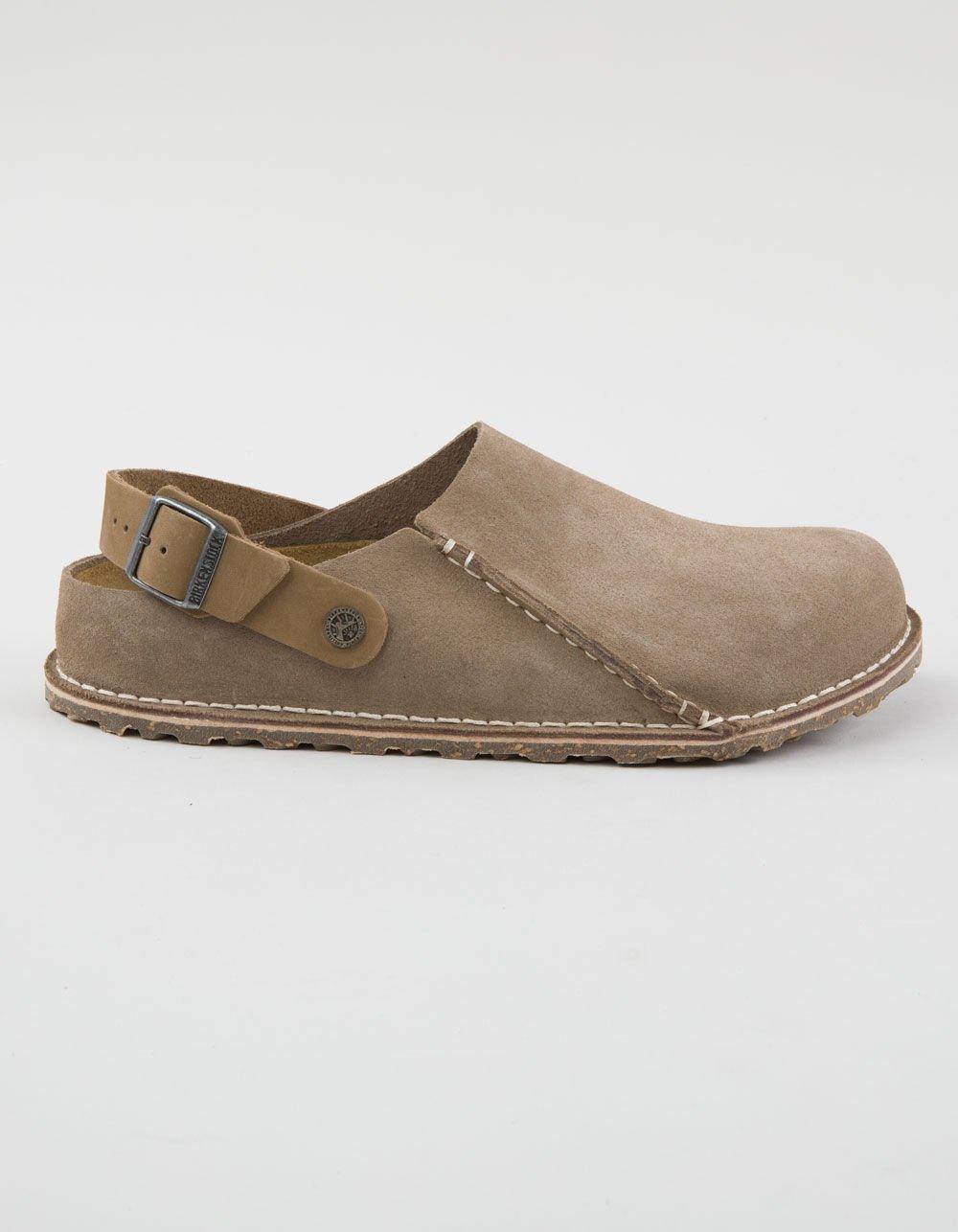 BIRKENSTOCK Lutry Premium Suede Mens Clogs Product Image