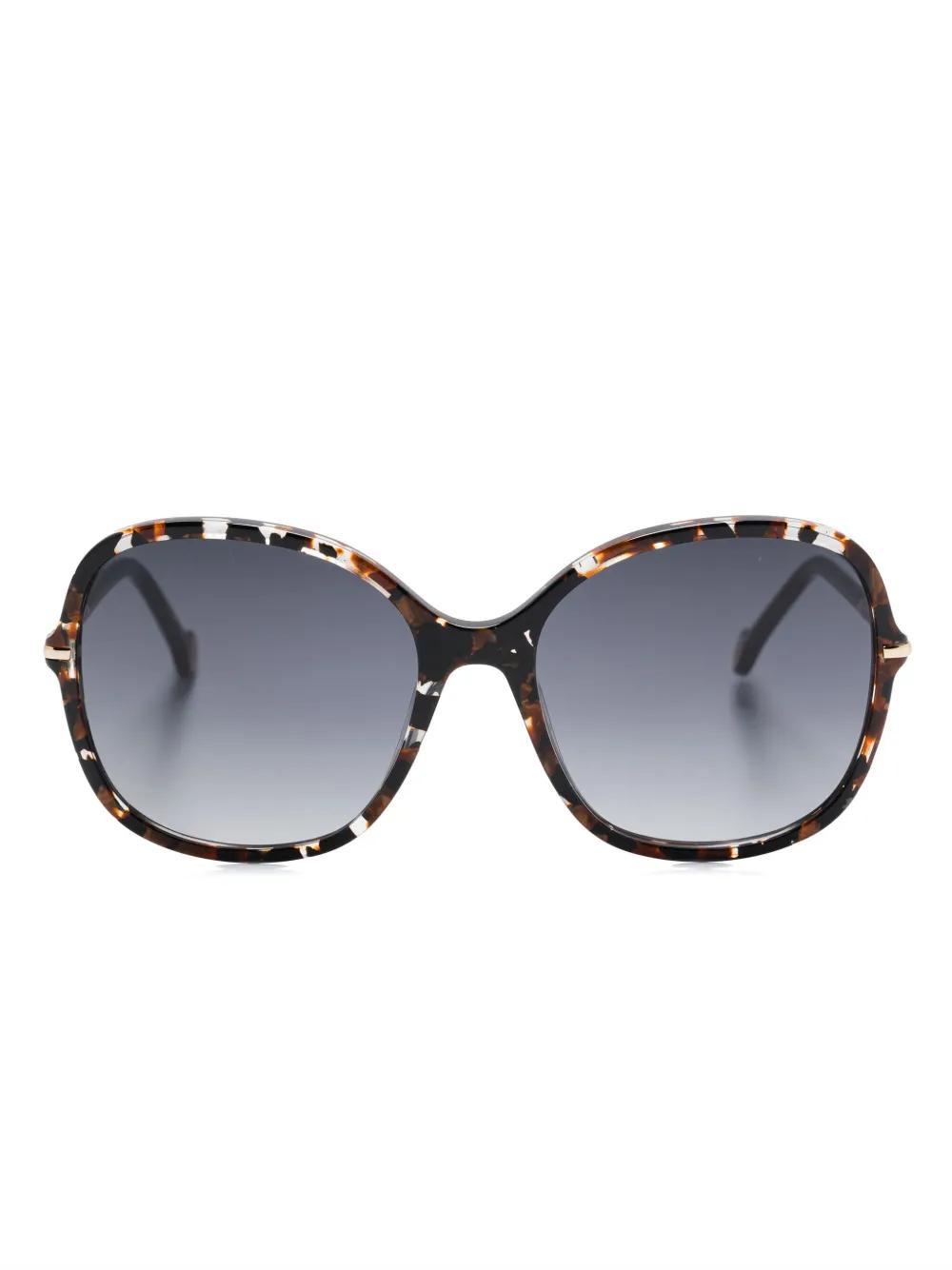 CAROLINA HERRERA Oversize-frame Sunglasses In Schwarz Product Image