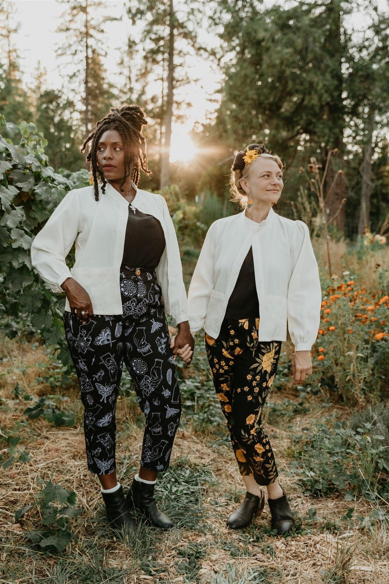 Jane Jacket in Textured White Product Image