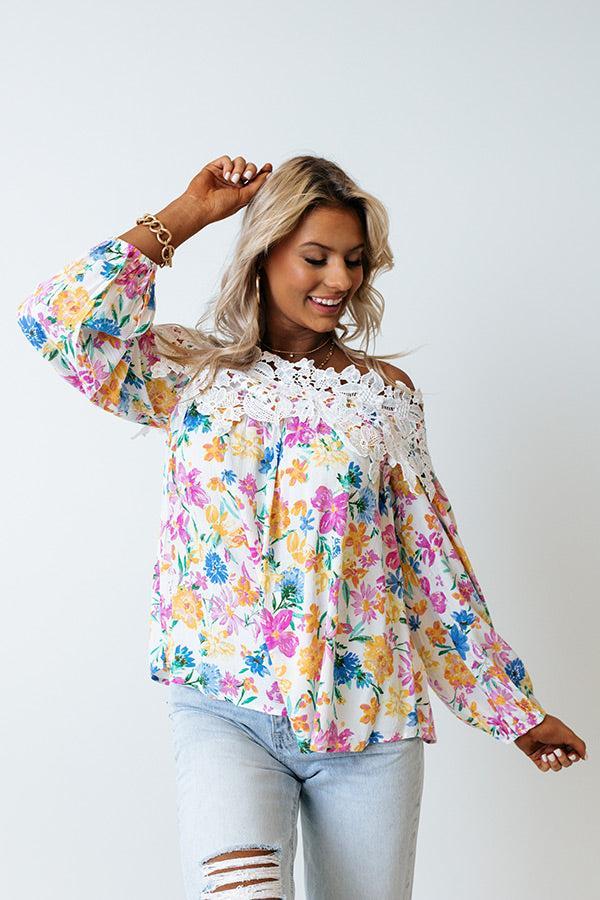 Blissful Garden Shift Top Product Image