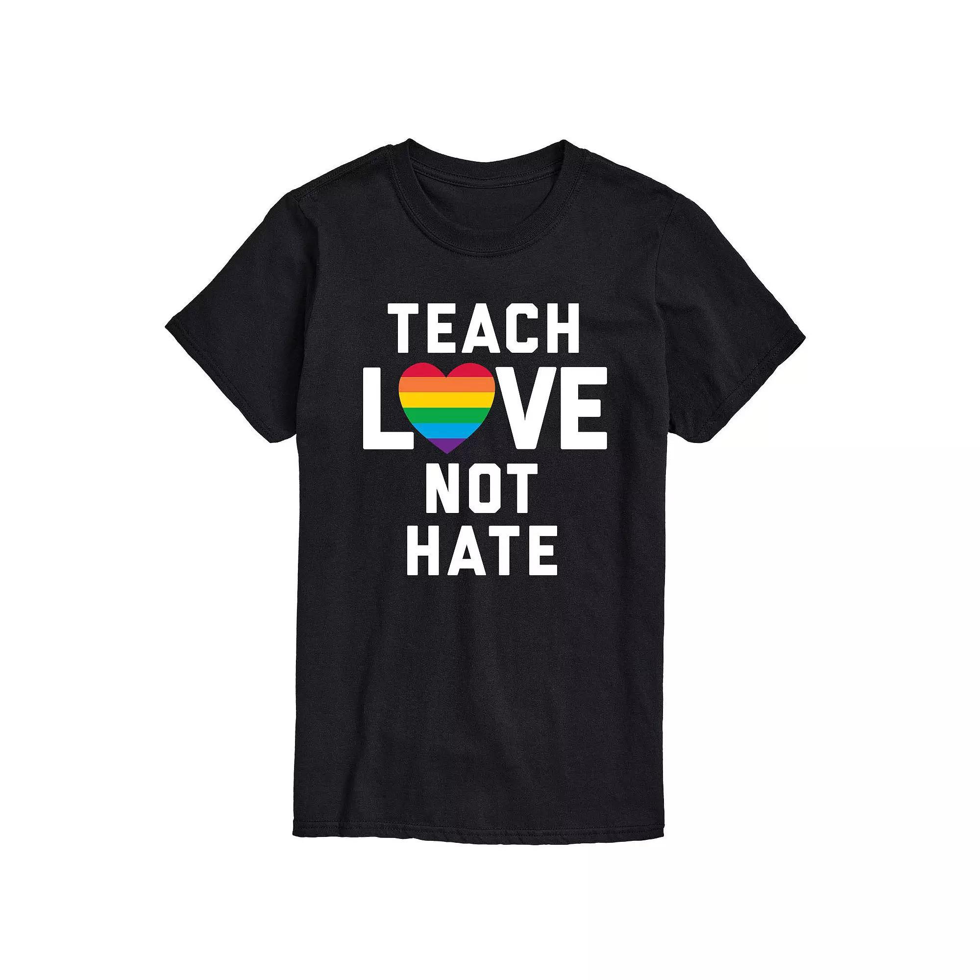 Men's Teach Love Not Hate Tee,  Product Image