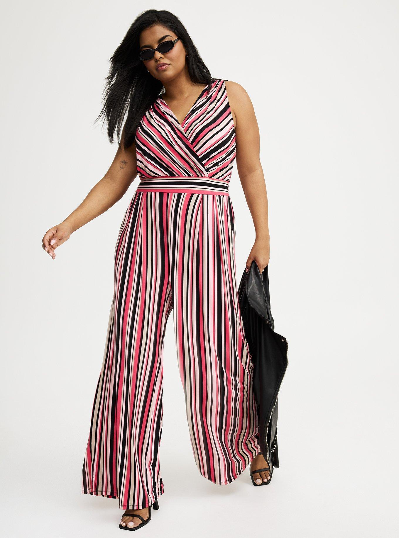 Studio Knit Surplice Tie Back Jumpsuit Product Image