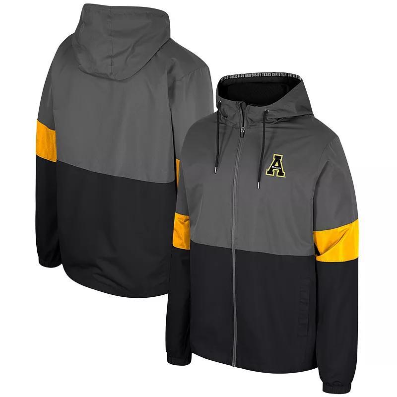 Men's Colosseum Charcoal Air Force Falcons Miles Full-Zip Hoodie Jacket, Size: XL, Afa Charco Product Image