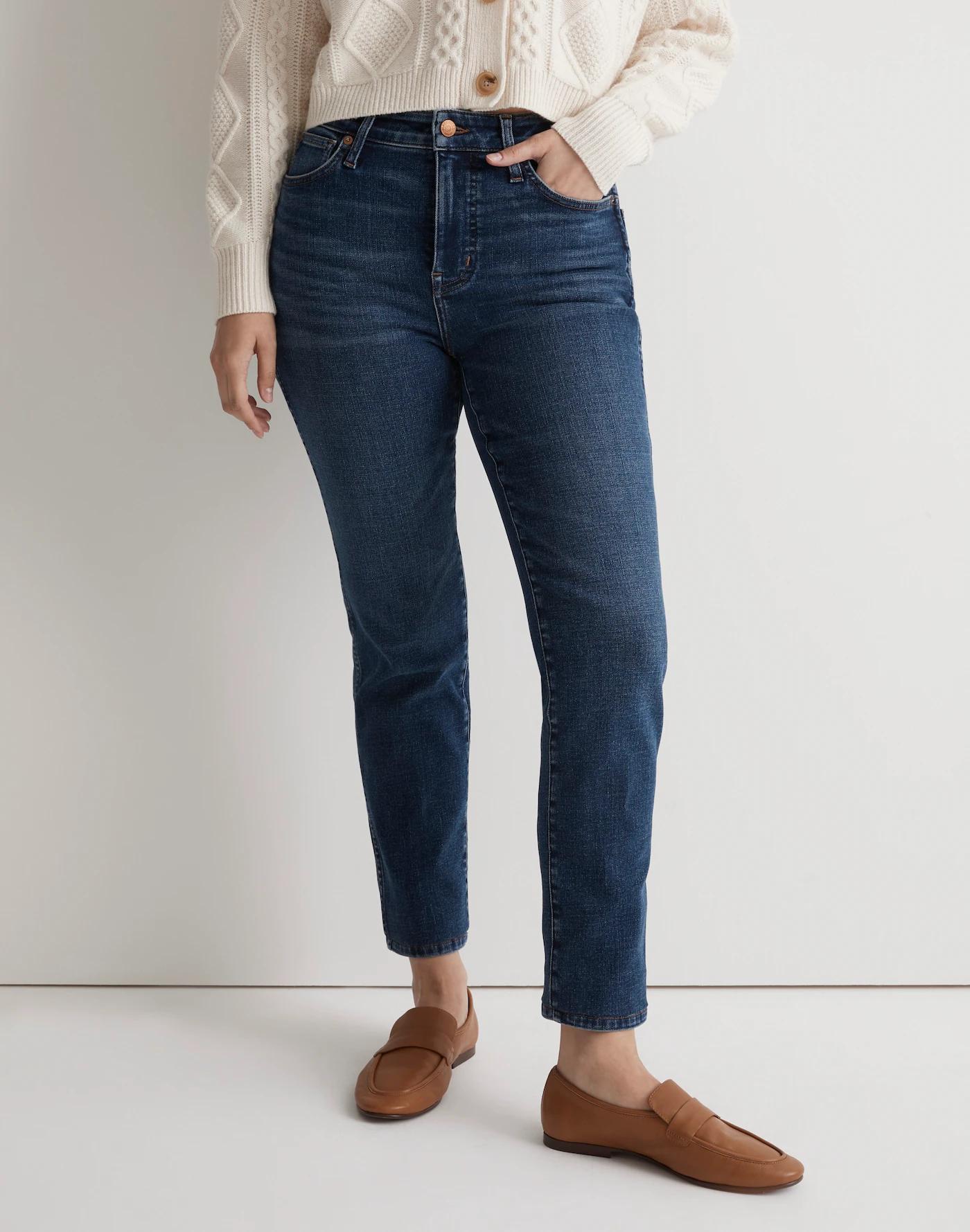 Curvy Stovepipe Jeans Product Image