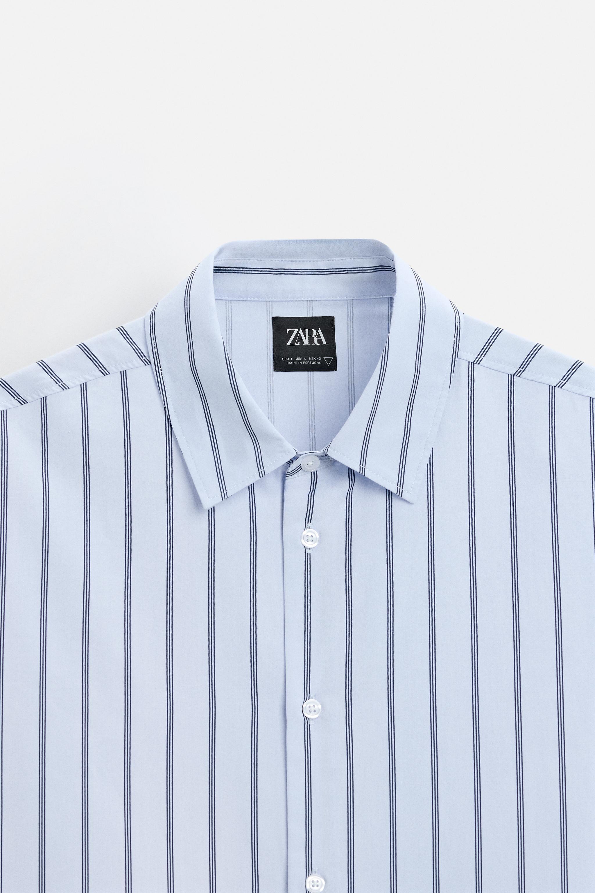 STRIPED SHIRT WITH EMBROIDERY Product Image