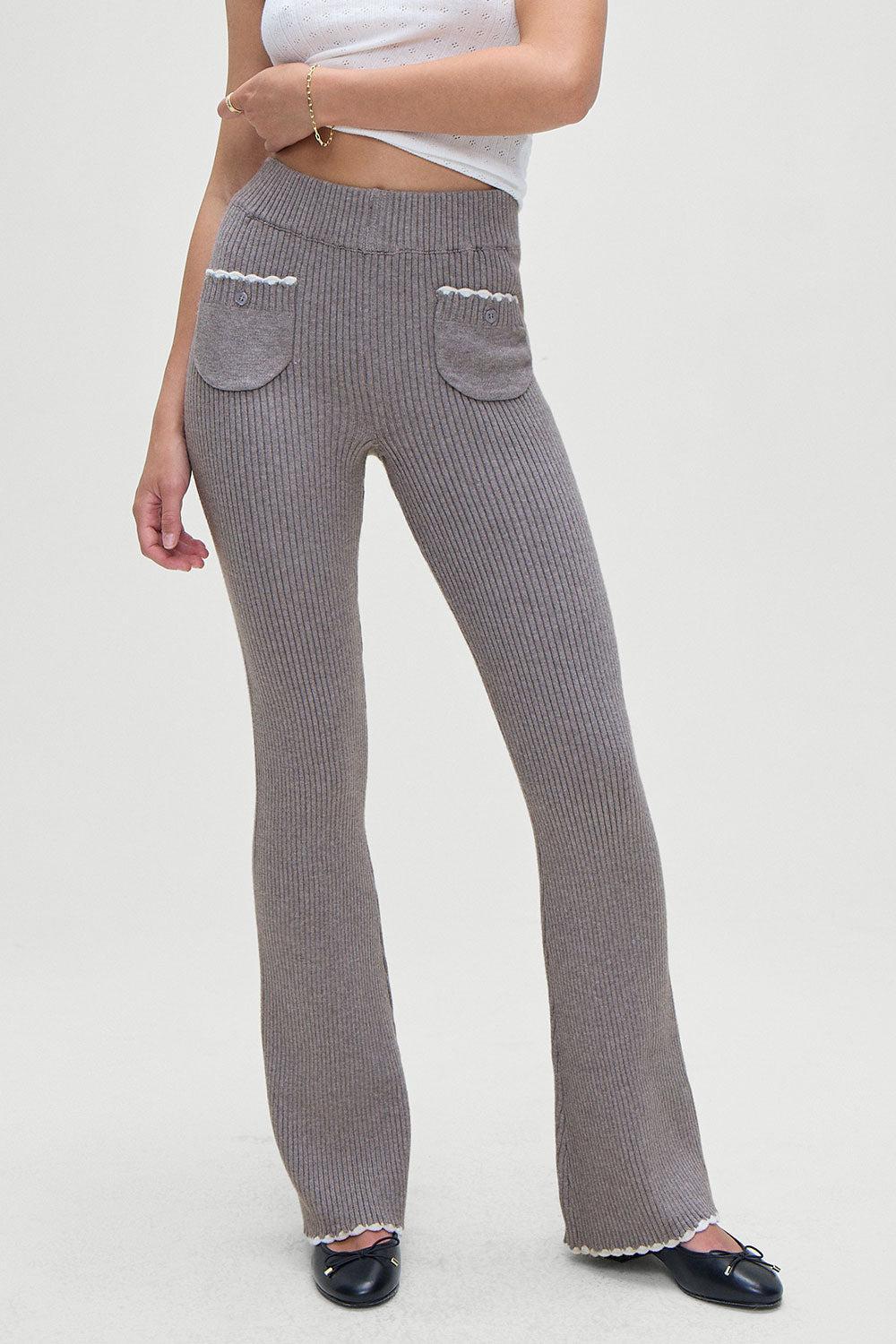 Camden Knit Pants - Rain Cloud Product Image