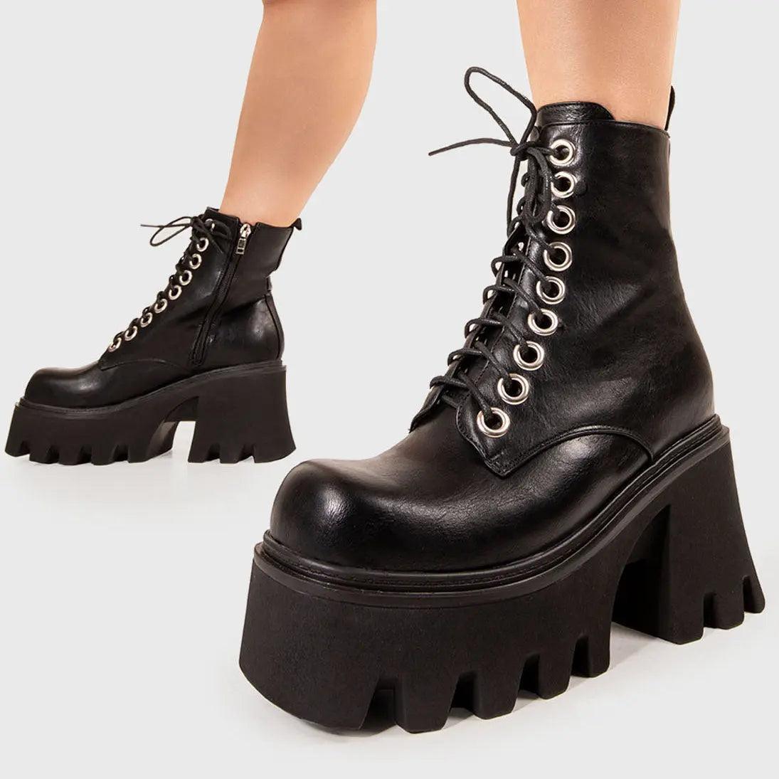 Run To You Chunky Platform Ankle Boots Product Image