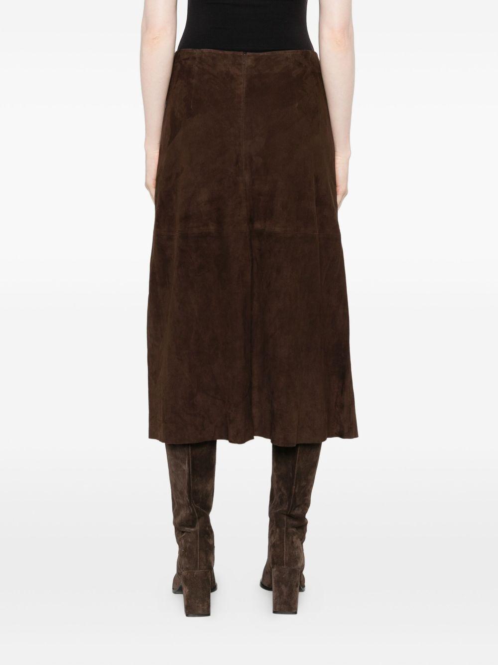 Blue-denim skirt with flared shape Product Image