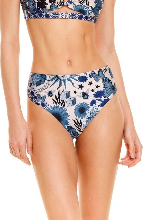 Womens Penelope Floral Reversible Bikini Bottoms Product Image