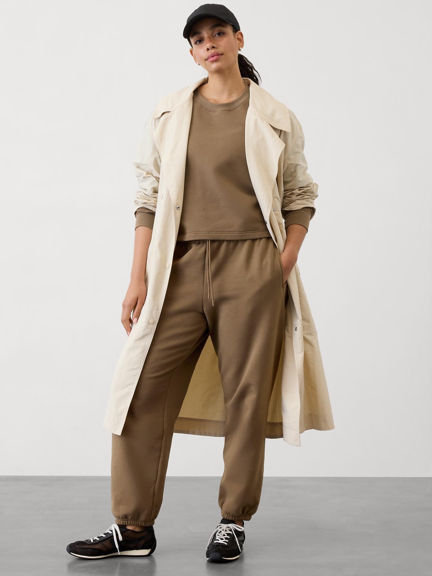 Forever Fleece Dolman Crop Sweatshirt Product Image