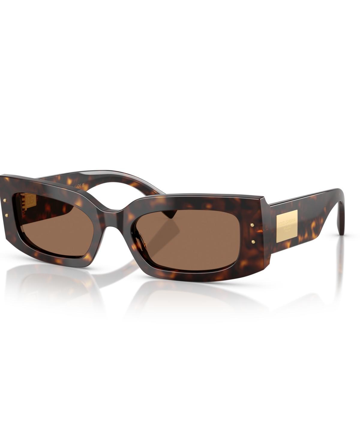 DOLCE & GABBANA Women's Large Sunglasses, Dg4479 In Brown Product Image