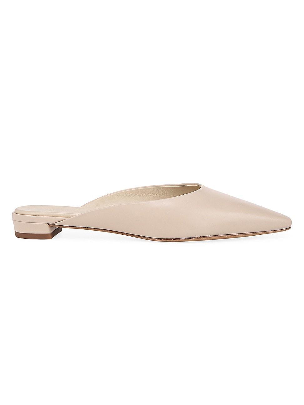 Womens Ana Leather Mules Product Image