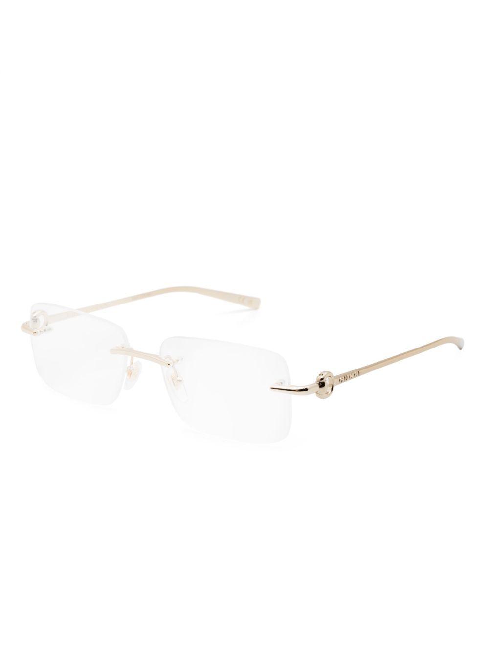 rectangle-frame glasses Product Image