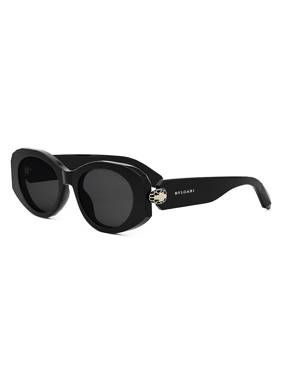 Logo Acetate Oval Sunglasses Product Image