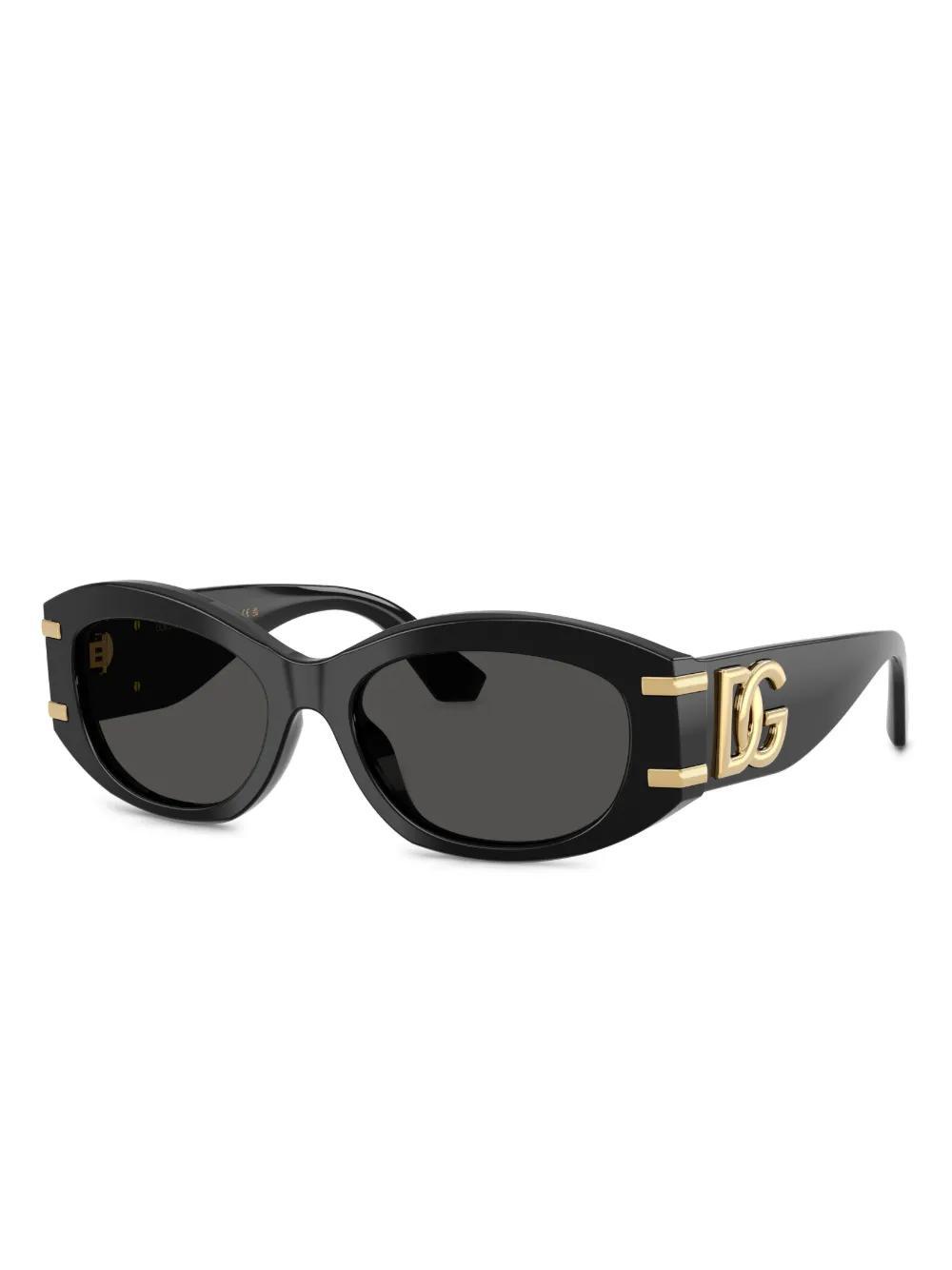 DOLCE & GABBANA Dg Logo Sunglasses In Black Product Image