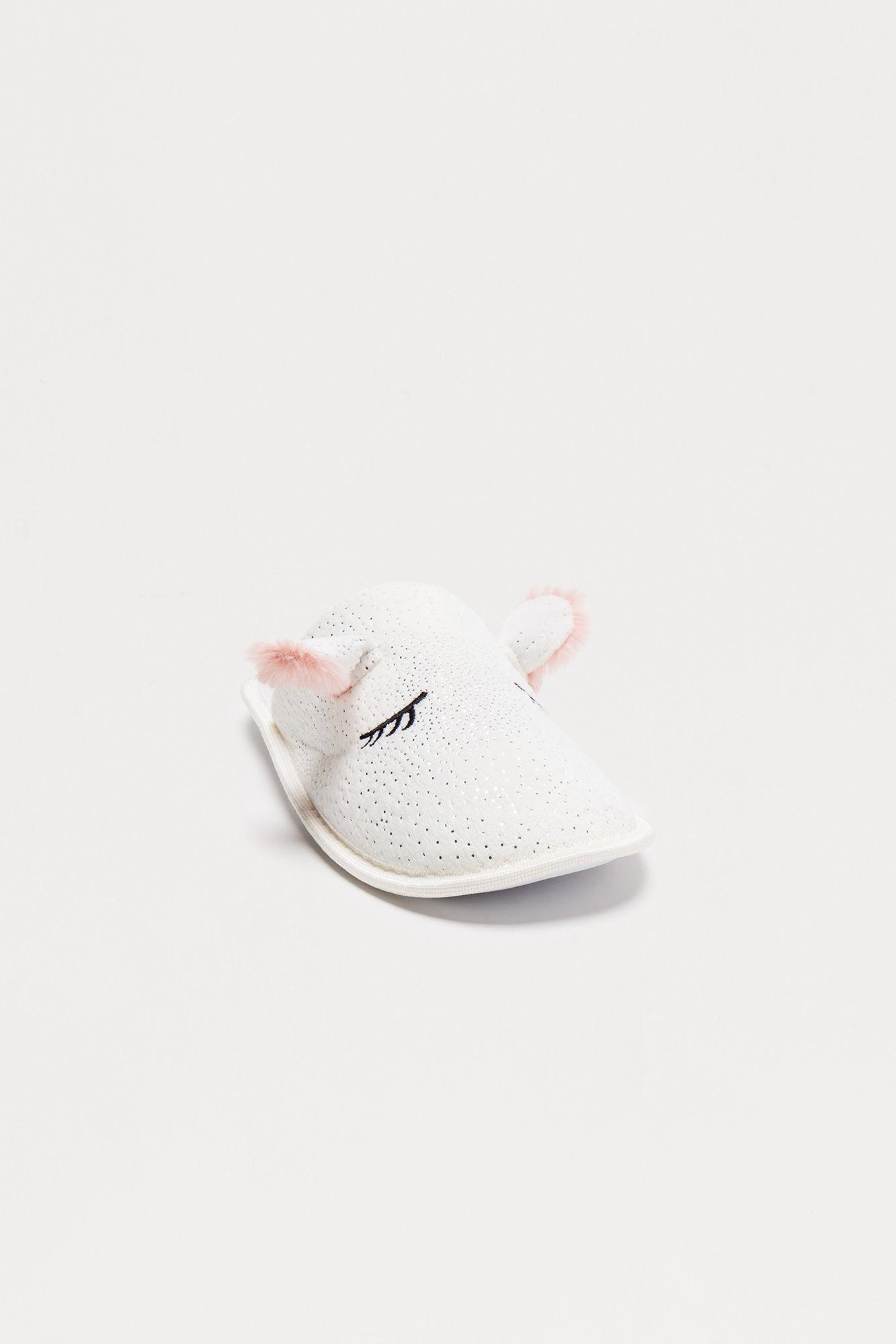 Very Cutesy Slippers - White Product Image