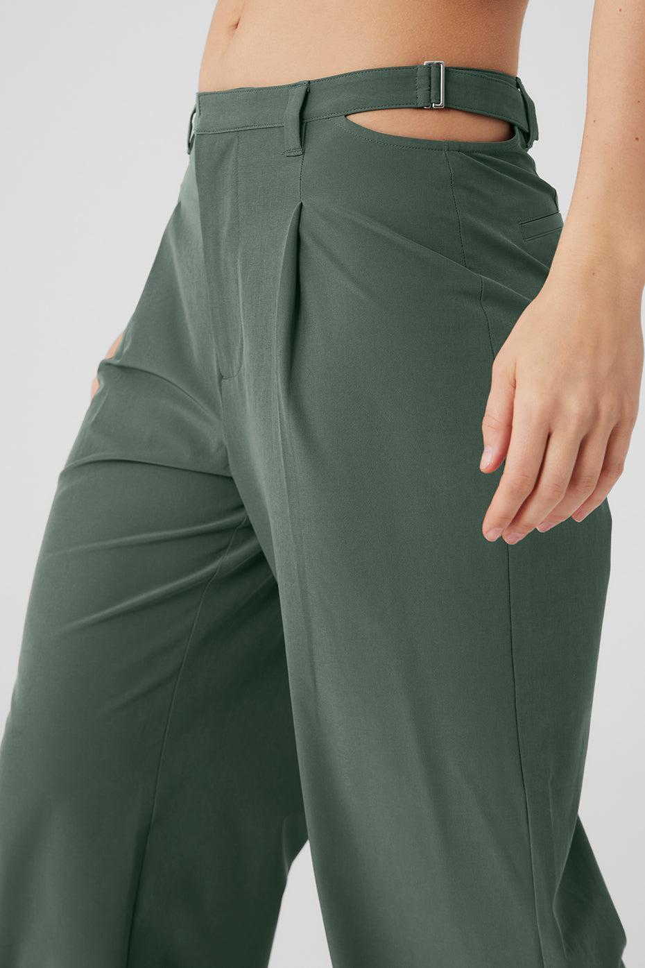 Mid-Rise Showdown Trouser - Dark Cactus Product Image