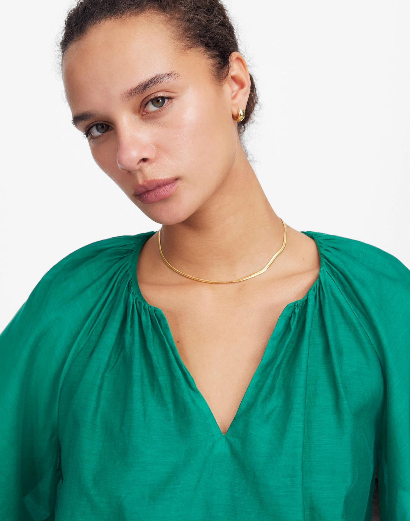 Bubble-Sleeve Top Product Image