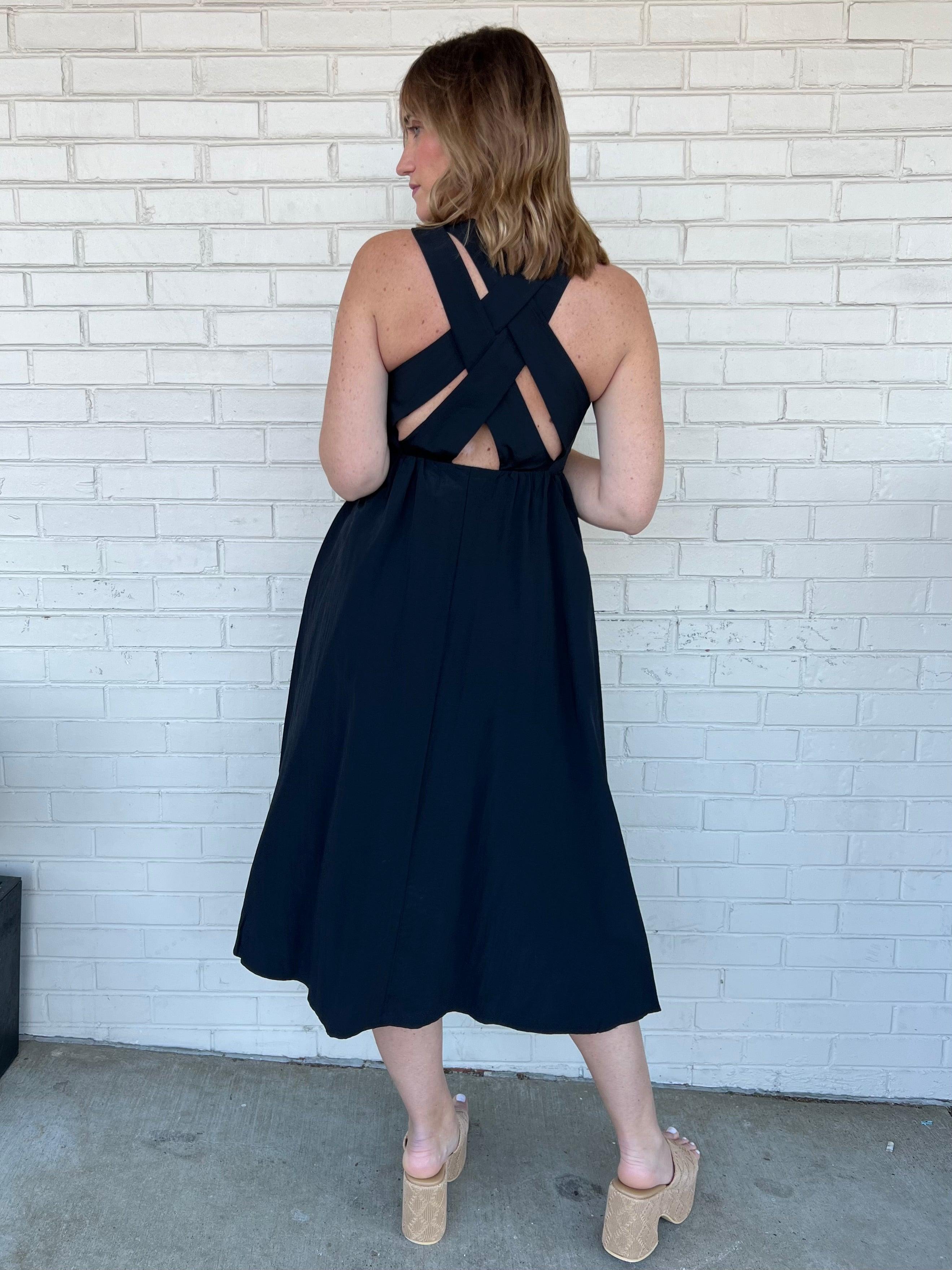 Classic Muse Flare Midi Dress Product Image