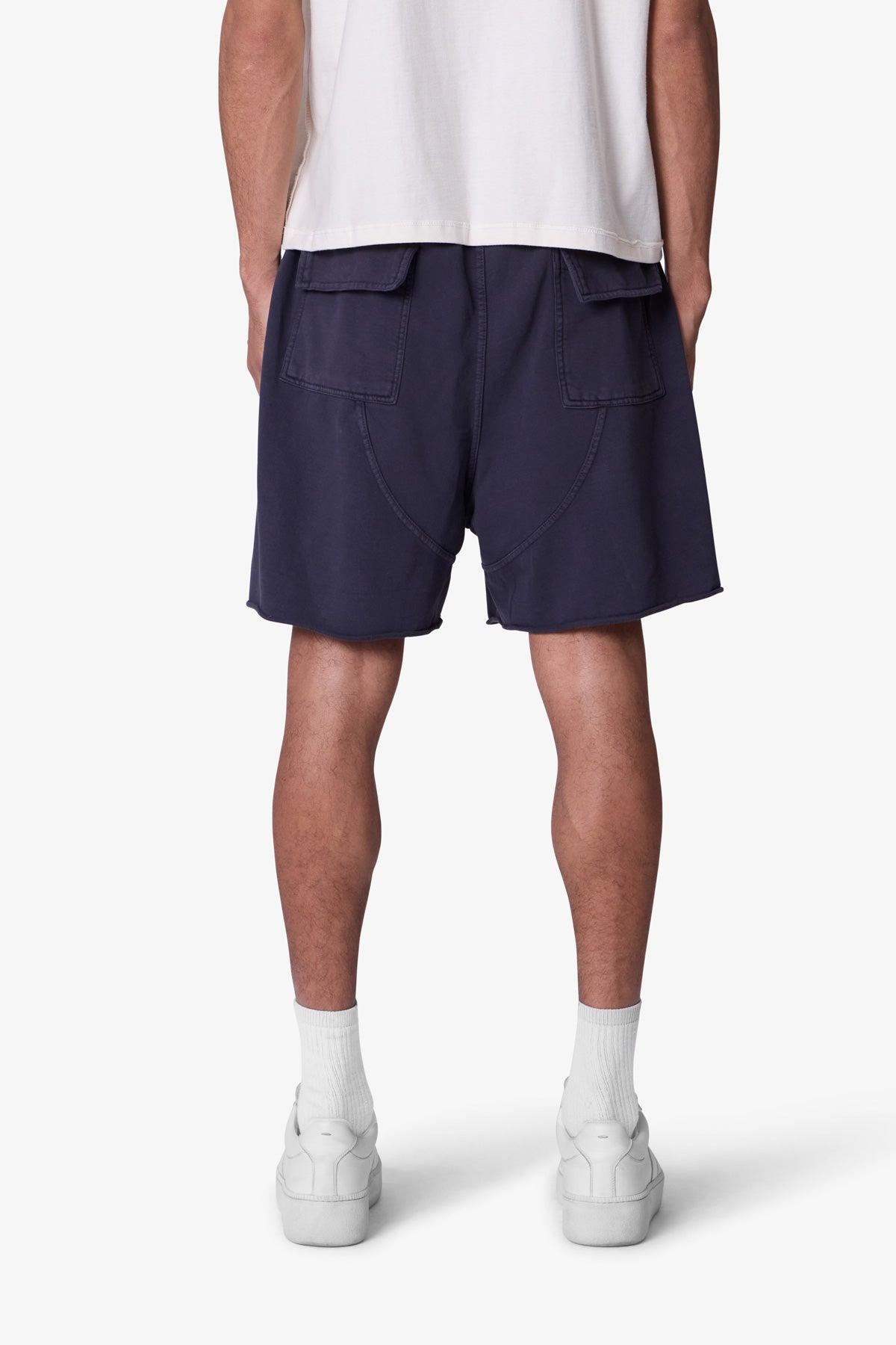 Oversized Sweatshorts - Washed Black Product Image