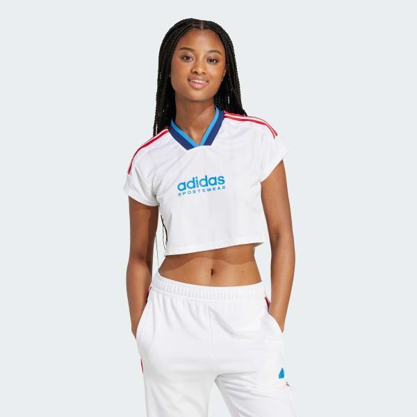 Tiro Cut 3-Stripes Crop Jersey Product Image