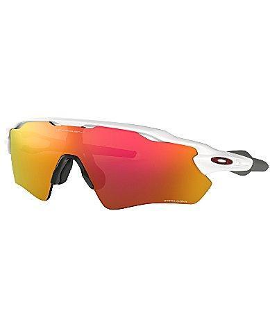 Oakley Mens OO9208 Radar Ev Path 38mm Rectangle Sunglasses - Polished White/Prizm Road Product Image