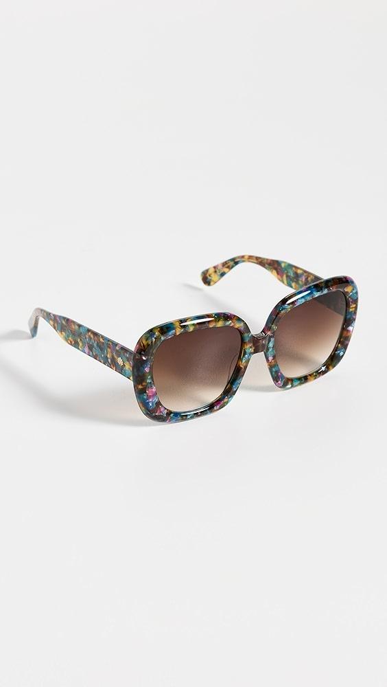 Lele Sadoughi Jackie Square Sunglasses | Shopbop Product Image