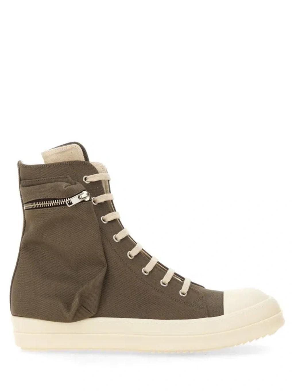 RICK OWENS DRKSHDW Cargo Sneaker In Beige Product Image