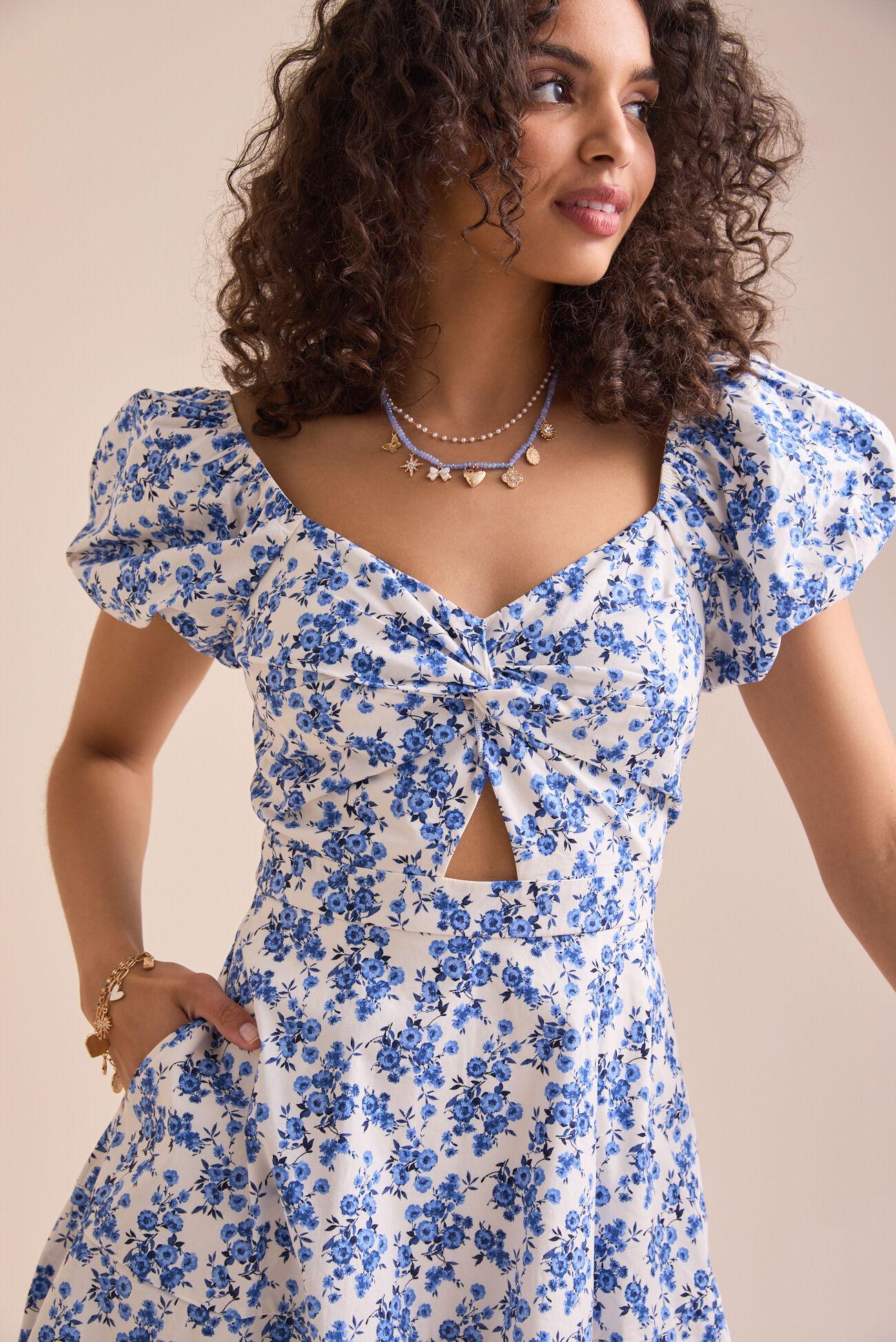 Meg Floral Mini Dress Product Image