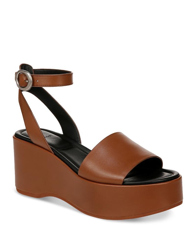 Phillipa Leather Ankle-Strap Platform Sandals Product Image