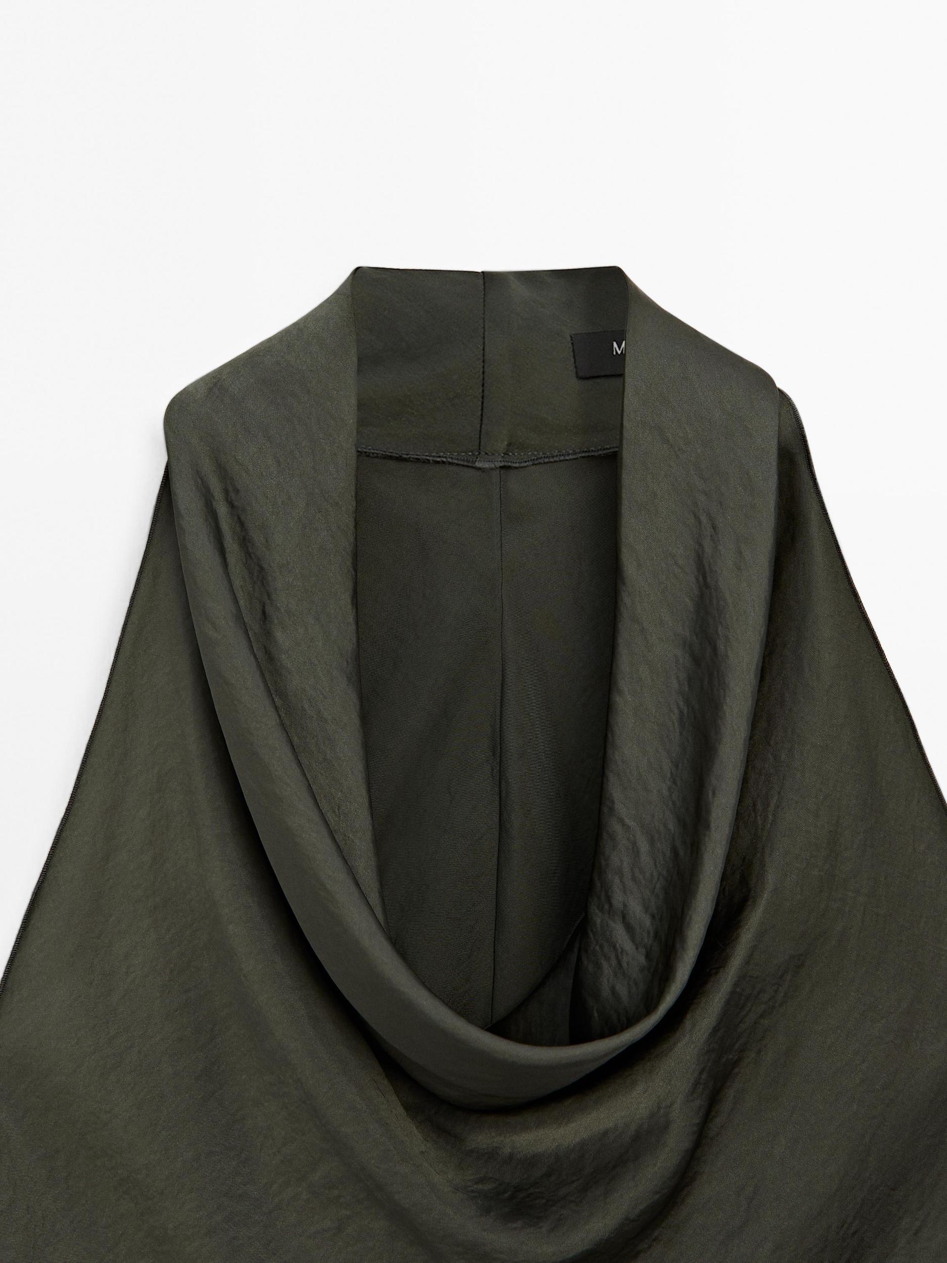 Draped halter top Product Image