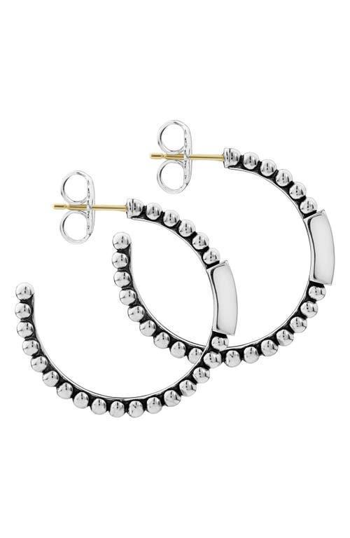 Caviar Spark Diamond Hoop Earrings Product Image