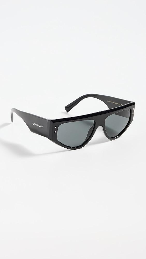 Dolce & Gabbana DG4461 Rectangular Sunglasses | Shopbop Product Image