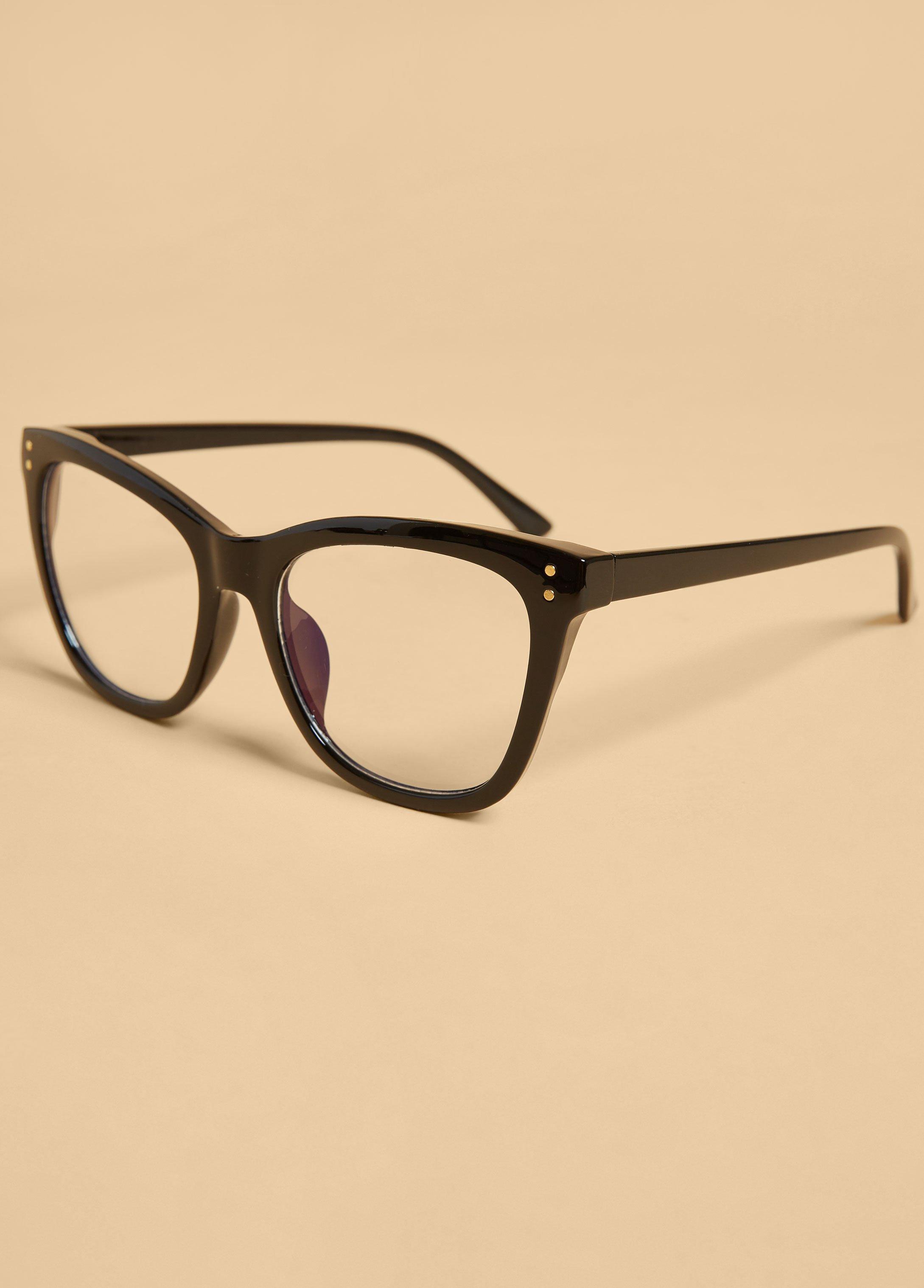 Blue Tinted Square Glasses Product Image