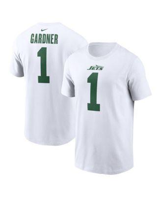 Mens Nike Ahmad Sauce Gardner White New York Jets Legacy Player Name and Number T-shirt Product Image