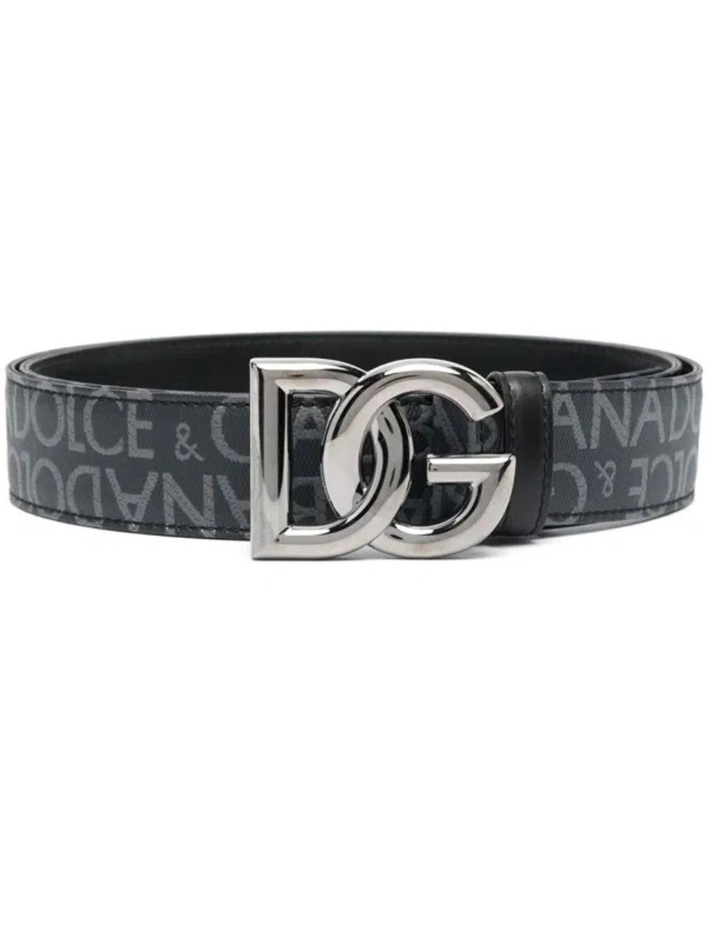 Leather Belt In Black Product Image