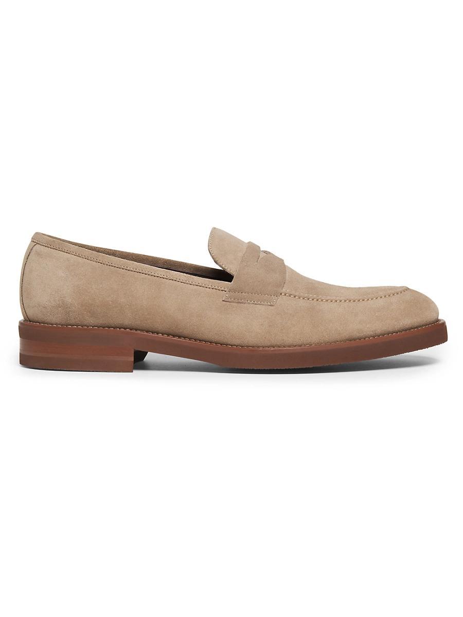 Mens Brady Suede Penny Loafers Product Image