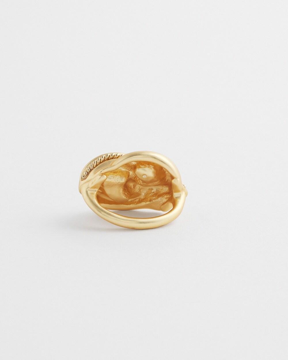 Gold Scarf Ring Product Image