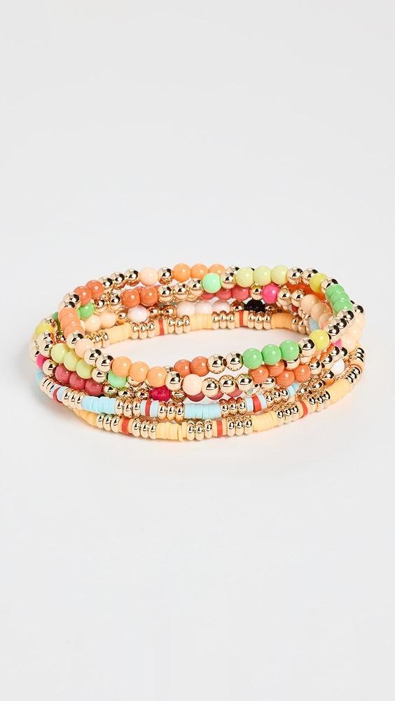 Roxanne Assoulin The Merry & Bright Bunch Bracelets Set of 6 | Shopbop Product Image