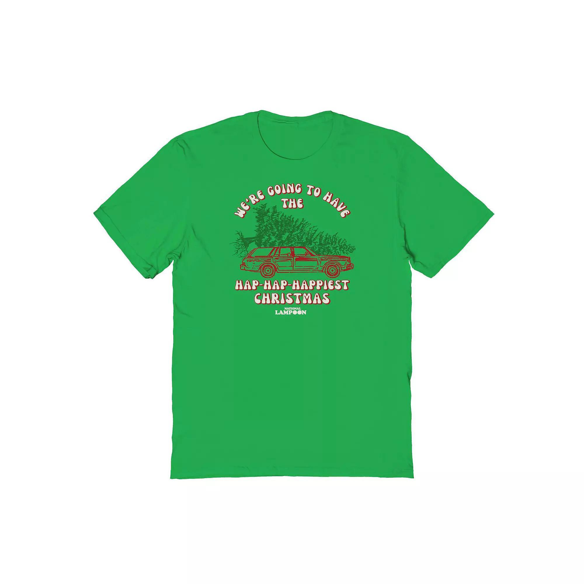 Men's Having the Happiest Christmas National Lampoon's Christmas Vacation Graphic Tee, Adult Unisex,  Product Image