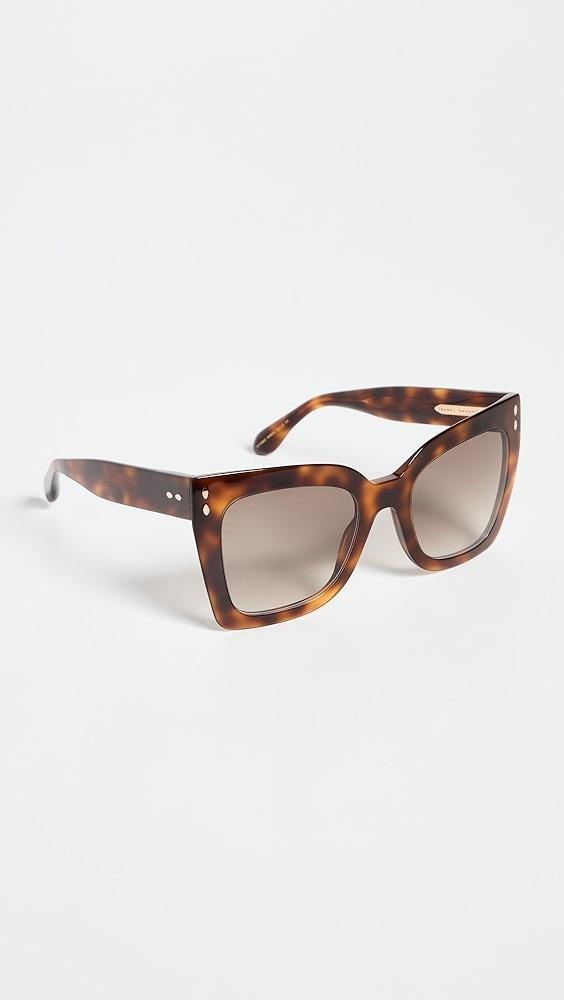 Isabel Marant Oversized Cat Eye Sunglasses | Shopbop Product Image